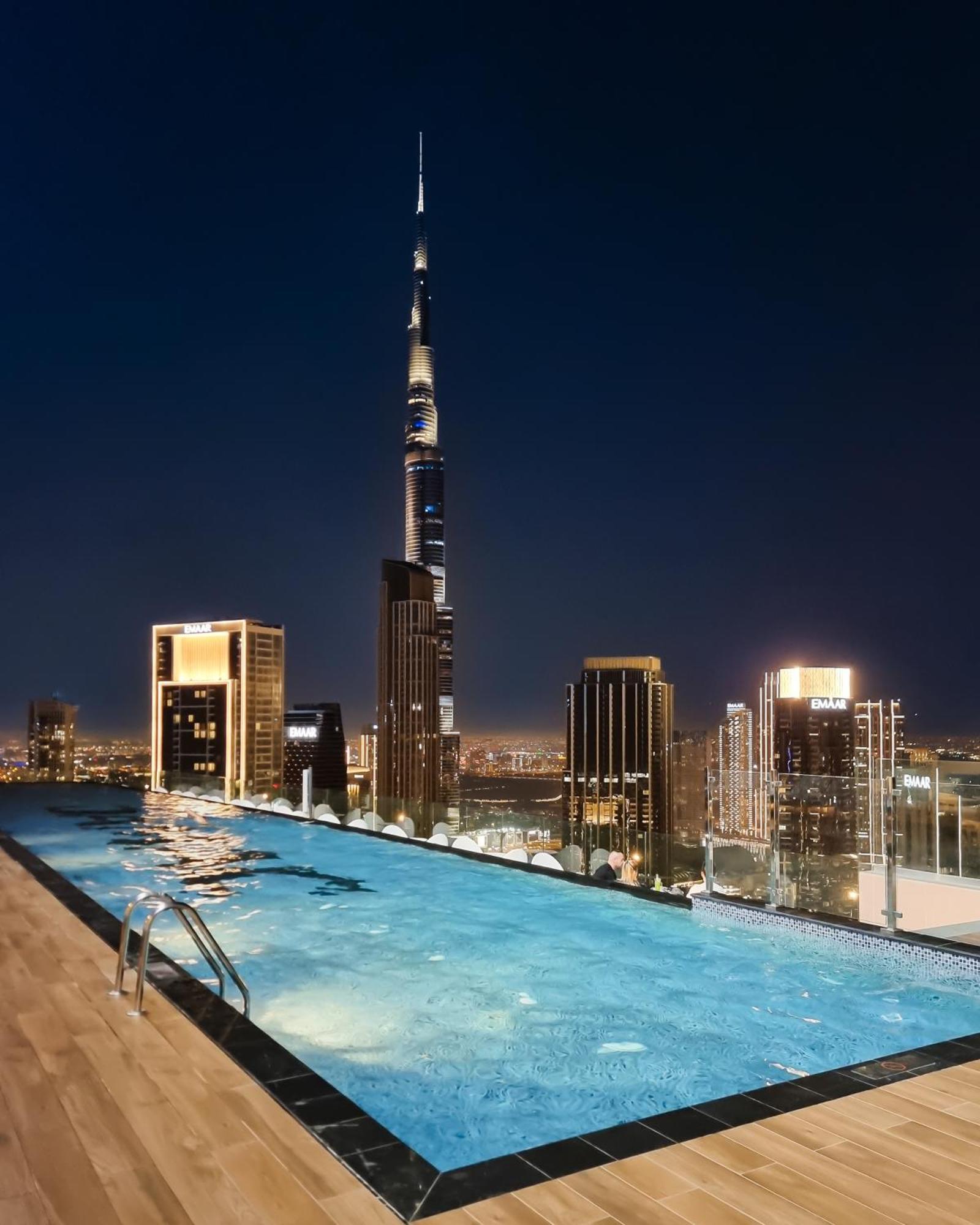 64Th Floor Skyline Pool With Burj Khalifa View In Paramount Hotel Midtown Ντουμπάι Εξωτερικό φωτογραφία